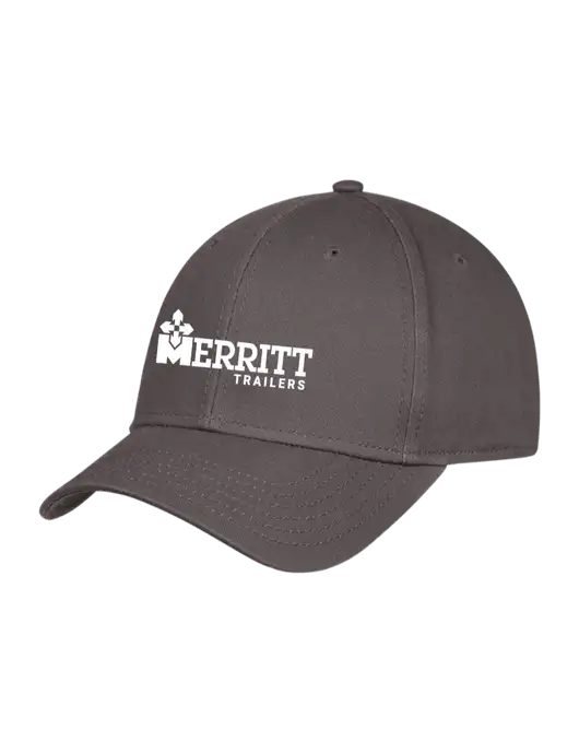 Charcoal Structured Cap Hook & Loop w/Merritt Trailers Logo