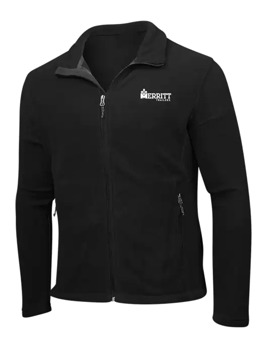 Black Fleece Jacket w/Merritt Trailers Logo
