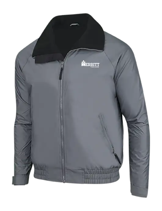 Dark Grey/Black Classic Competitor Jacket w/Merritt Trailers Logo