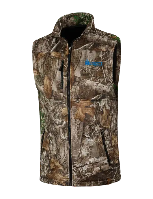 Russell Outdoors Realtree Edge Camo Atlas Soft Shell Vest w/Merritt Trailers Logo