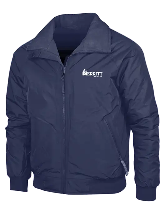 Navy/Navy Classic Challenger Jacket w/Merritt Trailers Logo
