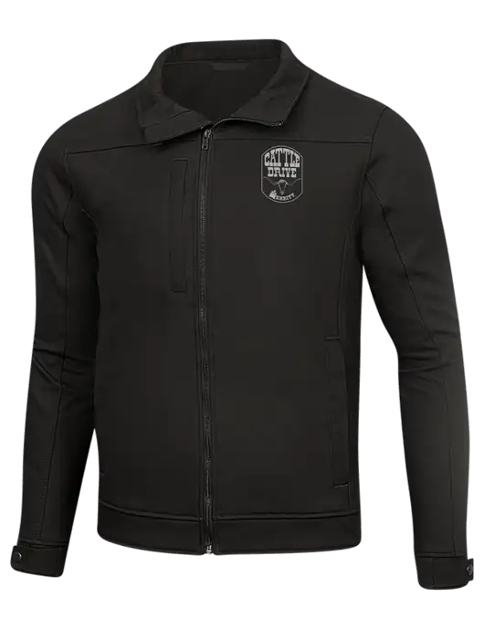 Cornerstone Black Duck Bonded Soft Shell Jacket w/Cattle Drive Logo