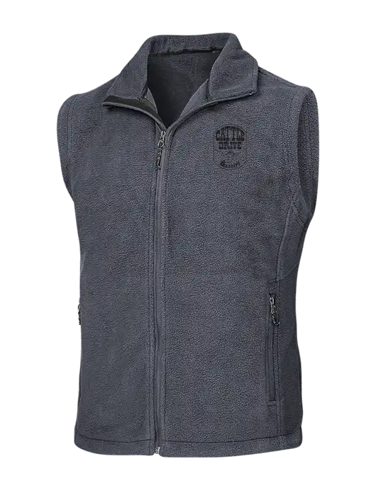Dark Grey Fleece Vest w/Cattle Drive Logo