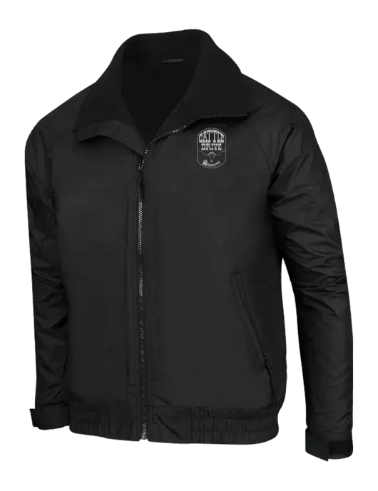 True Black/True Black Classic Competitor Jacket w/Cattle Drive Logo