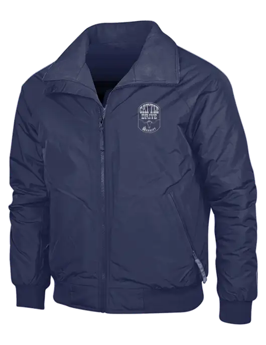Navy/Navy Classic Challenger Jacket w/Cattle Drive Logo