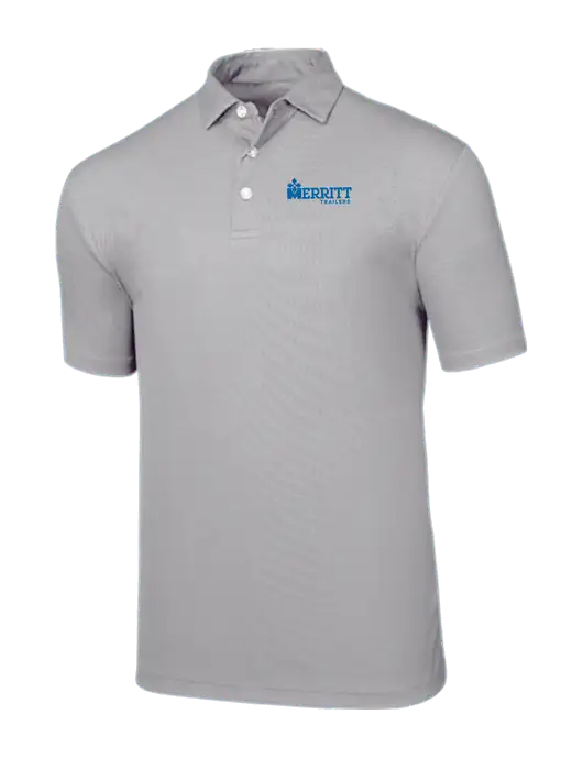 Callaway Birdseye Light Grey Polo w/Merritt Trailers Logo