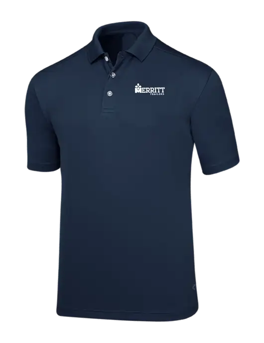 Callaway Core Navy Performance Polo w/Merritt Trailers Logo