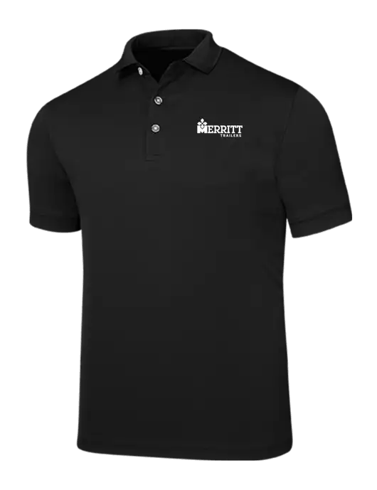 Callaway Ottoman Black Polo w/Merritt Trailers Logo