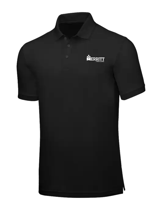Black Core Classic Pique w/Merritt Trailers Logo